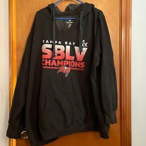 Tampa Bay Superbowl Champions dark grey hoodie